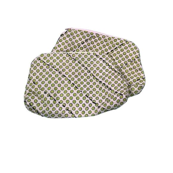 Set of 2 100% silk makeup bag with zipper - Picture 1 of 4